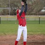 Chelsea Prescott catches a pop-up against North Mason.(Photo by John Fisken)