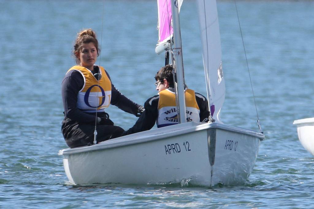 Jordan Wood-Pina, left, and Cooper Billiter.(Photo by John Fisken)