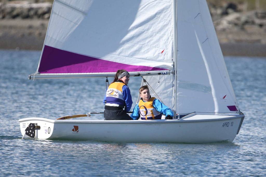 Willa Weinsheimer, left, and Aiden Wright.(Photo by John Fisken)