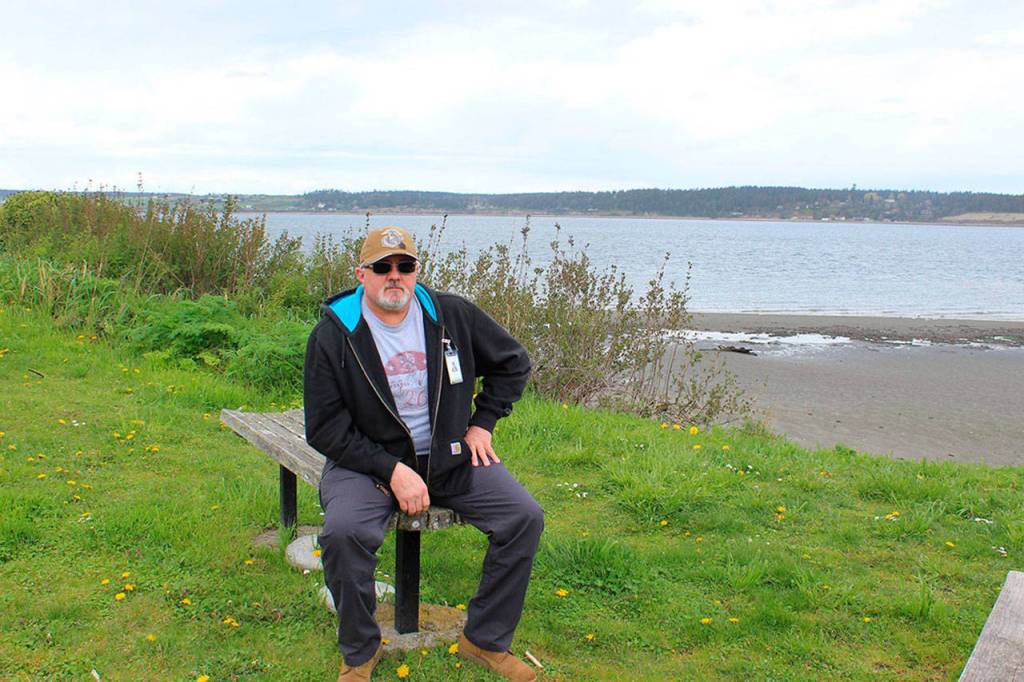 Dennis Phillips credits a 30-day inpatient hospital program at a Veterans Administration hospital for his sobriety. He also attends AA meetings. Phillips is using his experience to help others start on the road to recovery. Photo by Patricia Guthrie/Whidbey News Group