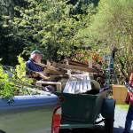 Randy and Vickie Chambers were part of three teams that hauled away some 15 tons of yard waste, junk and garbage from the 30 Central Whidbey houses assisted by Hearts & Hammers Saturday. Photos by Patricia Guthrie/Whidbey News Group