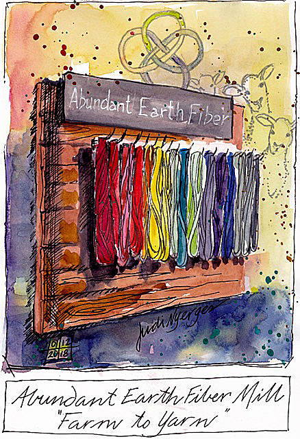 Abundant Earth Fiber Mill by Judy Nyerges
