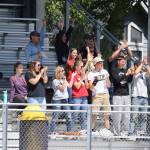 The Coupeville crowd responds to a Wolves goal.(Photo by John Fisken)
