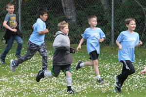 Younger students run for fun