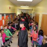 Coupeville High School seniors celebrate at the annual end-of-year parade