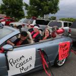 Coupeville High School seniors celebrate at the annual end-of-year parade