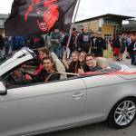 Coupeville High School seniors celebrate at the annual end-of-year parade