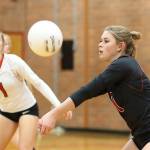 Payton Aparicio was named Coupevilles Most Valuable Player in volleyball this past fall. (Photo by John Fisken)