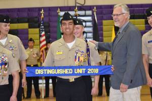 Oak Harbor High School NJROTC cadets receive awards