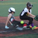 Central Whidbeys Mia Farris (runner) and North Whidbeys Lilly Norman.(Submitted photo)