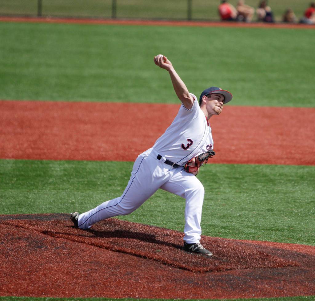 Ben Etzell was one of St. Johns top relievers this season. (Photo by Jennifer McNelly/St. Johns University)