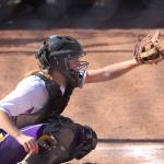 Lexie Findley is a back-up catcher for California Lutheran University. (Photo courtesy of CLU Athletics)