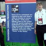Oak Harbor High School students Tia Fernandez and Skyler George finished in the Top Ten video production teams nationally at the recent SkillsUSA competition in Louisville, KY.