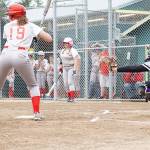 North Whidbey catcher Anabel Thayer.
