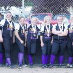 The North Whidbey Junior Softball team shows off their state medals. (Photo submitted by Gerry Oliver)
