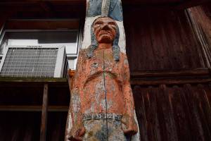 Origins of fairgrounds’ story pole is a mystery