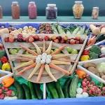 More than 200 edible creations were featured at the Whidbey Island Fair, after a craft-making party hosted by Deer Lagoon Grange. Adults and children alike made critters out of fruits and vegetables, which where then proudly displayed on shelves for fair-goers to view.                                The leftover produce was donated to the Good Cheer Food Bank.