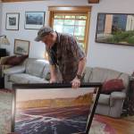 Painter Pete Jordan spent the past four months painting two dozen pieces of art for his first show at Museo in Langley.The reception is 5 to 7 p.m. Saturday, Aug. 4.