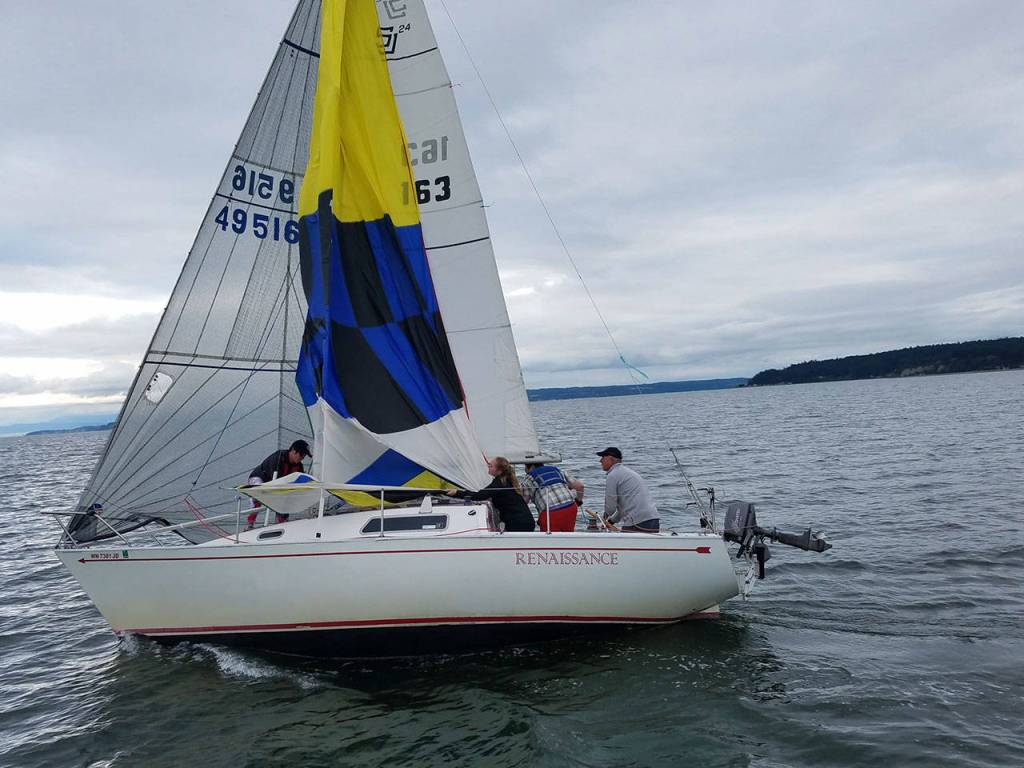 Renaissance takes part in Thurdays racing series.(Photo by Erik Mann)