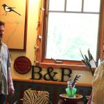 The letters B B originally stood for Bruce Morrow and Buffy Cribbs and also now include their Airbandb offering, Artists Cottage. Its part of a free prize weekend package given to a lucky visitor to the Open Studio Artists Tour.