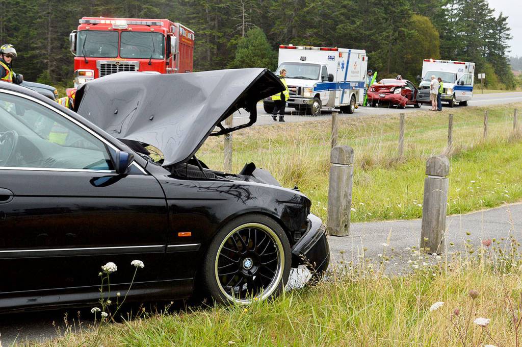 Woman transported to hospital after collision Thursday