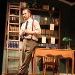 Darren McCoy stars as the distant benefactor, Jervis, who falls for Jerusha, the young orphan he supports through four years of college. The plot revolves around the correspondence between the two. (Photo by Patricia Guthrie/Whidbey News Group)