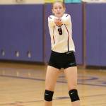 Chelsea Prescott gets the Coupeville offense going with a pass.(Photo by John Fisken)