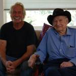 Photos by Maria Matson / Whidbey News Group                                <em>Bob Becker and his son, Bob Becker Jr., sit at Beckers house in Coupeville. Becker turned age 103 on Sept. 11.</em>