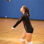 Maya Toomey-Stout gets the offense started with a pass.(Photo by John Fisken)