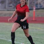 Ema Smith corrals the ball in the Kings match.(Photo by John Fisken)