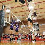 Maya Toomey-Stout attacks the Anacortes defense.(Photo by John Fisken)