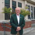 Photo by Jessie Stensland / Whidbey News Group                                Island County Sheriff Mark Brown stands in front of the law and justice center.