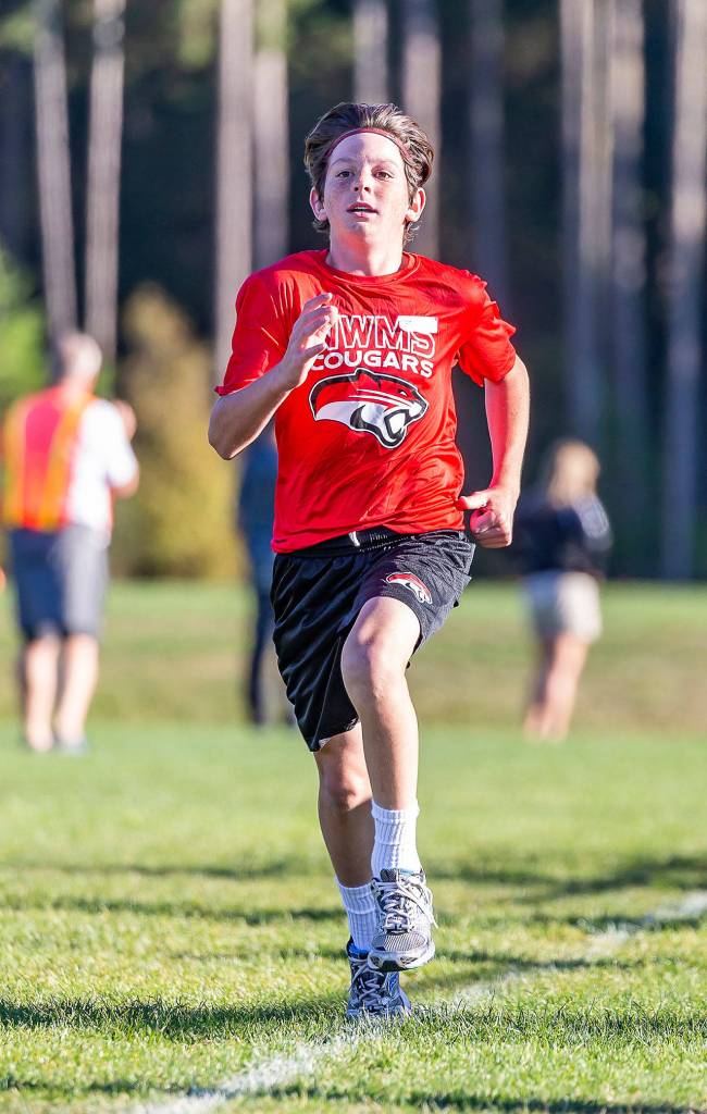North Whidbeys top eighth-grade boy: Avi Salinger, third place. (Photo by John Fisken)