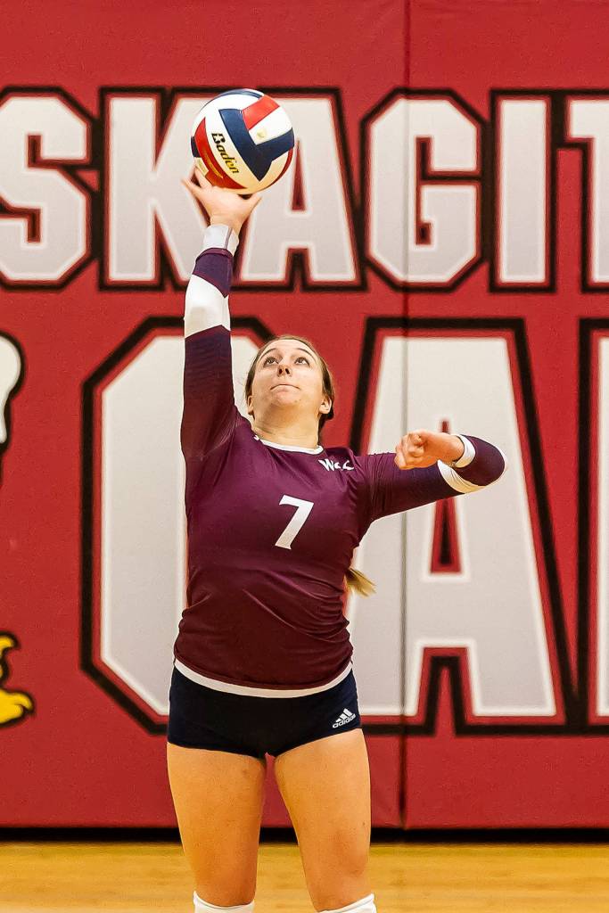 Photos: Oak Harbor alumni compete for Whatcom / Volleyball