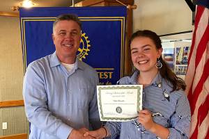 Barrailler named Rotary Club Of OH’s Student of the Month