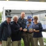 Suva crew proudly show off their awards. Left to right, First Mate David Young, First Mate Jason Magee, Captain Jonny Johnson, Apprentice/Deckhand Paul Bloch and Bosun Kim Kraushar. (Photo provided)