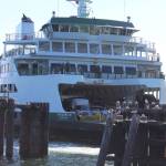 Washington states newest ferry, Suquamish, arrives in Clinton Thursday. (Photo by Patricia Guthrie/Whidbey News Group)