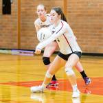 Maya Toomey-Stout gets the offense going with a pass.(Photo by John Fisken)