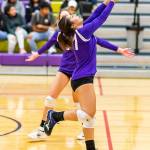 Leah Quidachay passes in Thursdays match with Everett.(John Fisken photo)