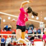 Maya Toomey-Stout launches another kill.(Photo by John Fisken)