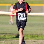 Hank Milnes finishes 17th, good for second among Coupeville boys.(Photo by John Fisken)