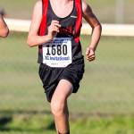 Cole White paces the Coupeville boys by taking ninth place.(Photo by John Fisken)