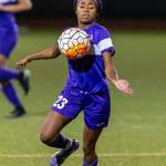 Jessica Vester gains possession for Oak Harbor in the match with Snohomish Tuesday.(Photo by John Fisken)