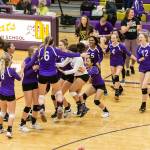 Oak Harbor celebrartes after beating Arlington 3-2 Thursday. (Photo by John Fisken)