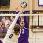 Wildcats win wild one with Eagles / Volleyball