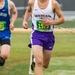 Ralph Ramier takes fourth among freshmen and 99th overall in the Wesco meet.(Photo by John Fisken)