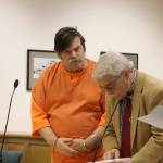 Photo by Jessie Stensland / Whidbey News Group                                James Knott appears in court Monday with attorney Walter Peele.