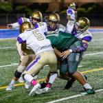 Shingo Johnston (5), Aaron Martinez (11), Ethan Pace (55), Michael Gomez (52).(Photo by John Fisken)