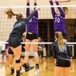 Leielle Salinger (9), Morgan Pease (10).(Photo by John Fisken)