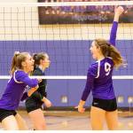 Morgan Pease, left; Leielle Salinger (9).(Photo by John Fisken)